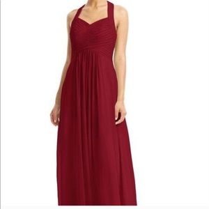Azazie Burgundy Bridesmaid / Formal Dress